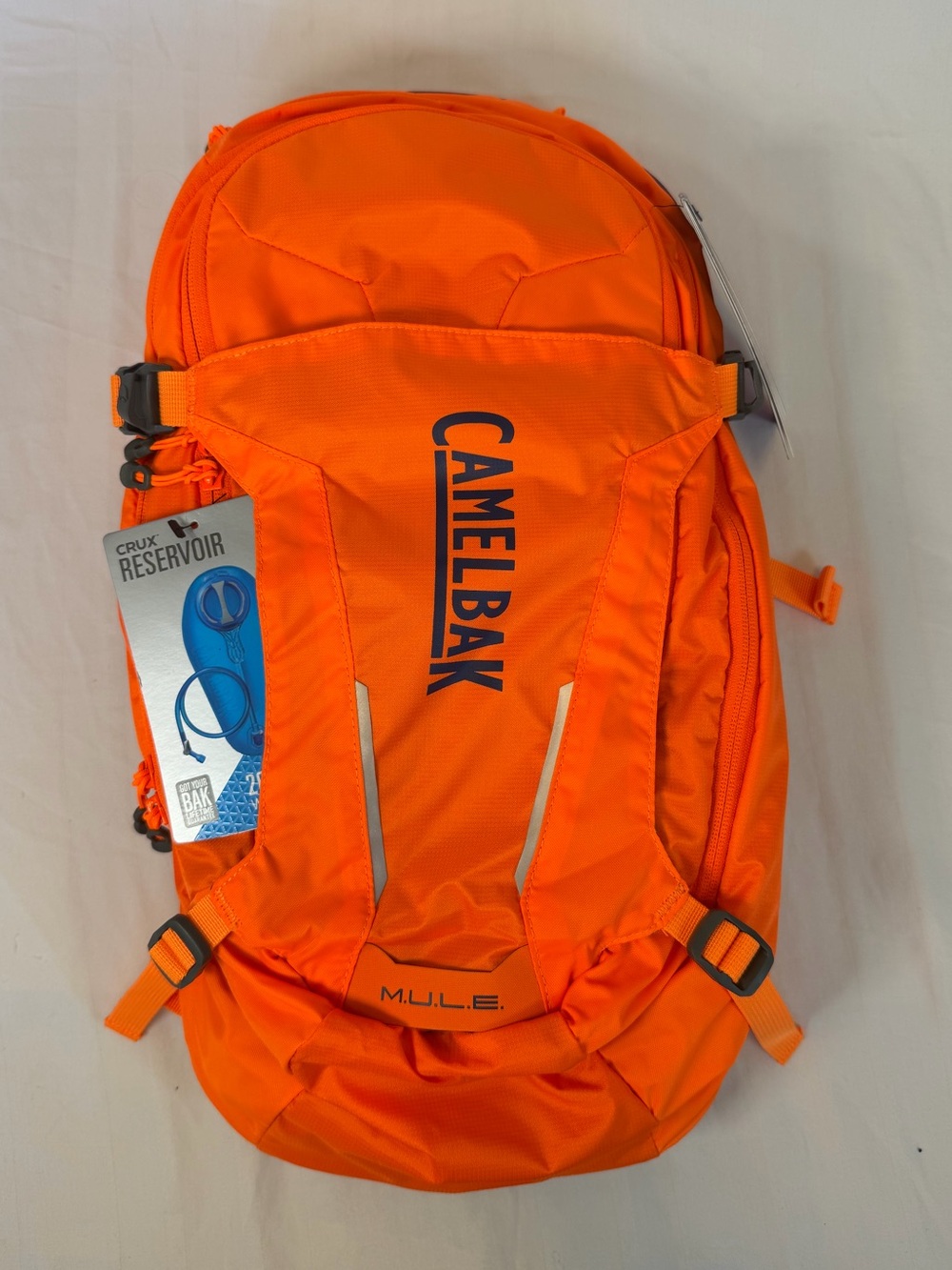CamelBak M.U.L.E. 12 Orange Hydration Backpack NEW NWT -NO Reservoir Included